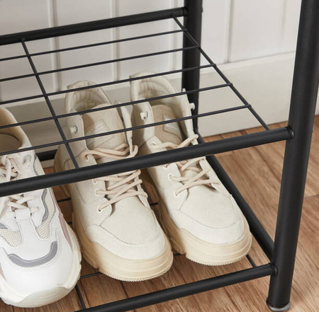 Mobilna półka łazienkowa - Biały regał łazienkowy na kółkach