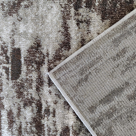 Nowoczesny dywan przecierany imitujący cegłę Panamero 22 brązowy 80x150 cm