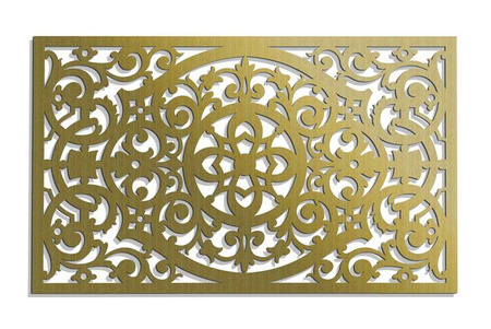 DEKORACYJNY PANEL AŻUROWY FLORELLE, DEKORACJA ŚCIENNA 3D, ORNAMENT, 72x120 cm, BIAŁY