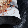 Dywan czarno złoty abstrakcyjny nowoczesny BLACK and GOLD 13 - 60x100 cm