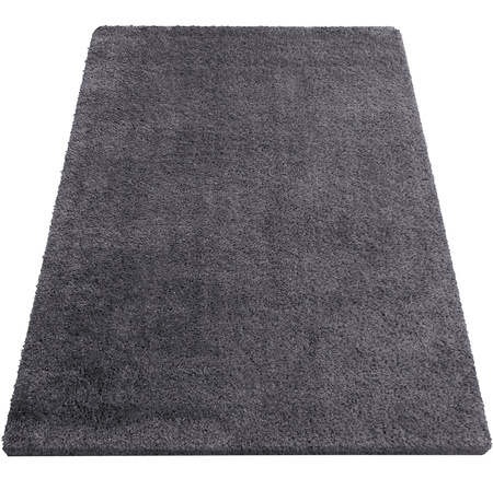 Dywan Shaggy antracytowy 60x100 cm – miękki dywan z długim włosiem Kamel