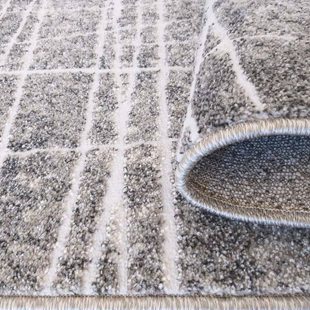 Dywan nowoczesny wycinany ENIGMA 05 szary 120x170 cm