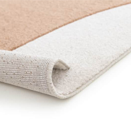 Dywan 160x230 / Ladon 01 - Nowoczesny dywan, abstrakcyjny wzór z biało czarnym kołem