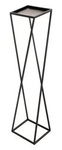 Stojak metalowy industrialny postument TRAWERS / Półka / kwietnik nowoczesny / wys. 83 cm
