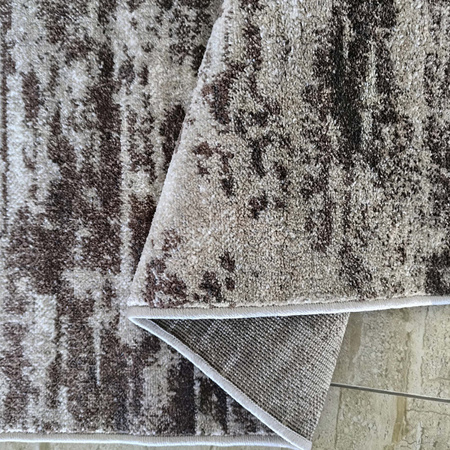 Nowoczesny dywan przecierany imitujący cegłę Panamero 22 brązowy 60x100 cm