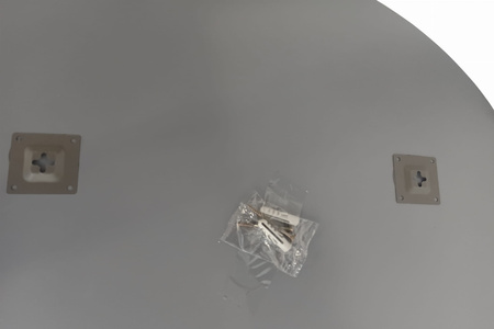 Okrągłe lustro bez ramy 80cm - Minimalistyczne ścienne lustro