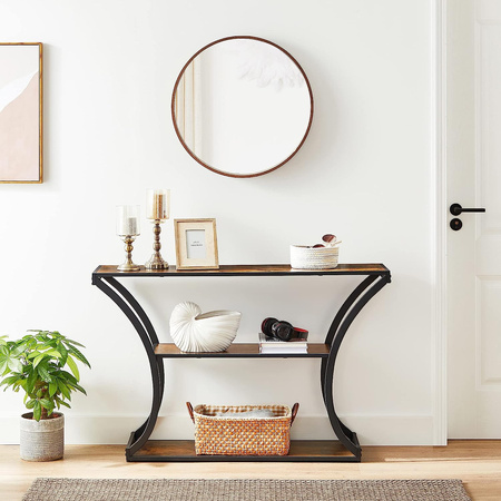 Industrialna konsola salonowa - Loftowa konsola do przedpokoju - VASAGLE LNT089B01