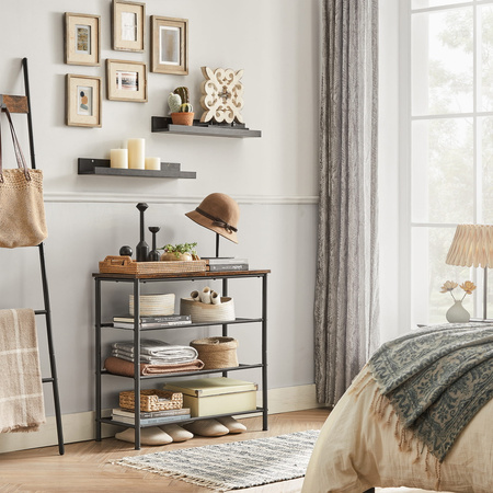 Industrialna 3-poziomowa półka na buty - Regał na buty Loft - VASAGLE LBS035B01V1