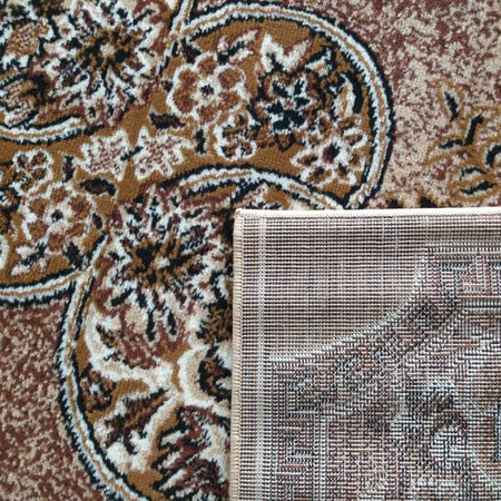 Dywan klasyczny w kwiaty brązowy BCF Alfa 09 –  200x300 cm