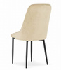 Beżowe krzesło CAPRI - Eleganckie, tapicerowane krzesło do jadalni