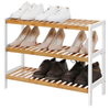 Bambusowy regał na buty - Półka na buty do przedpokoju - SONGMICS LBS03H