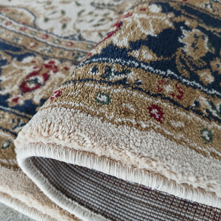 Tradycyjny owalny dywan do salonu kremowy Exclusive N 03 - 200x290 cm