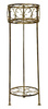Kwietnik metalowy wysoki modern na 1-2 doniczki LATARNIA / stojak na kwiaty [wys. 101 cm]
