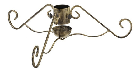 Stojak na choinkę metalowy z pojemnikiem na wodę  / średnica 86 cm, wys. 23 cm