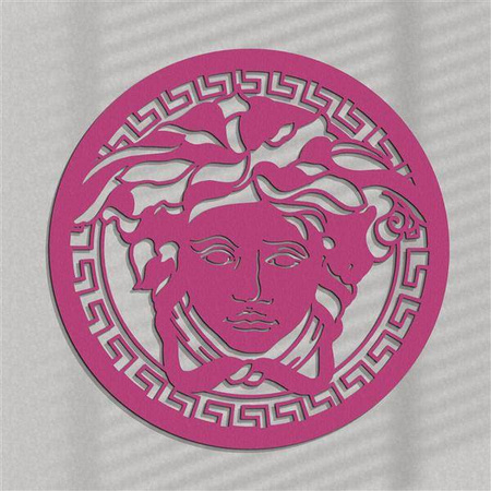 DEKORACYJNY PANEL AŻUROWY, MEDUZA, GORGONA, DEKORACJA ŚCIENNA 3D, ORNAMENT,60 cm,BIAŁY