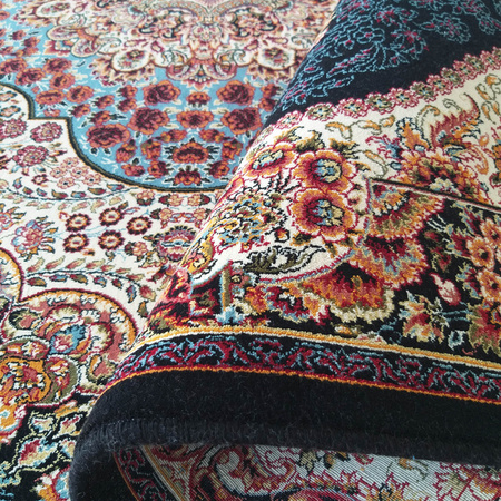 Dywan ekskluzywny w perskim stylu z akrylu PERS 04 granatowy 400x500 cm