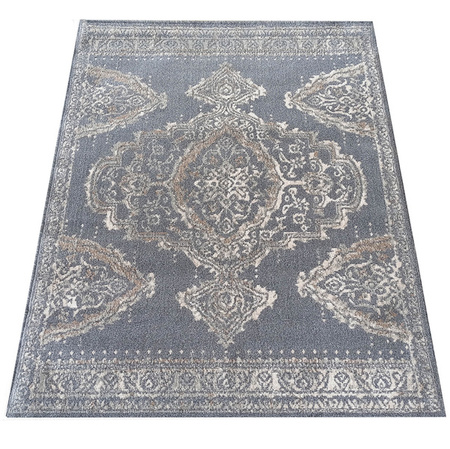 Dywan przecierany vintage szary ROXANNE 09 - 120x170 cm