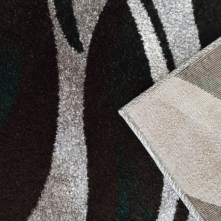 Dywan nowoczesny abstrakcyjny OTTO 01 szary butelkowa zieleń 200x290 cm