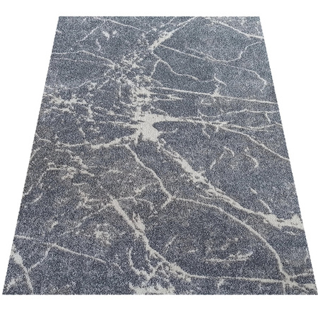 Dywan do salonu marmur VISTA 07 szary 200x290 cm