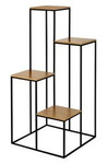 Kwietnik metalowy industrialny wielopoziomowy EFEKT / stojak narożny nowoczesny / wys. 112 cm