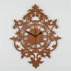 Zegar ścienny BENEDICT 50x62 cm z piękną ażurową tarczą w kolorze drewna czereśnia, marka ORNAMENTI