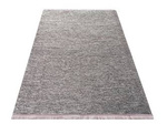 Dywan jednokolorowy z poliestru różowy DIAMOND 02 - 80x150 cm