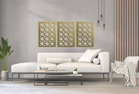 DEKORACYJNE PANELE AŻUROWE, MOROCCO STYLE,DEKORACJA ŚCIENNA 3D, ORNAMENT, BIAŁY