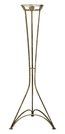 Kwietnik metalowy STATUA na 1 doniczkę / designerski stojak na kwiaty [wys. 130 cm]