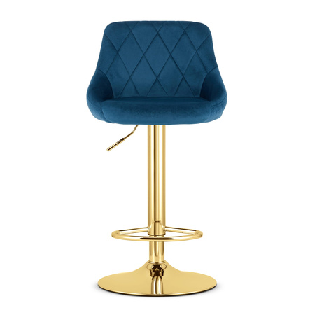 Hoker KAST - aksamit granatowy / baza złota