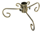 Stojak choinkowy metalowy ozdobny JAK U MAMY / szer. 56 cm, wys 29 cm, pień do 8 cm