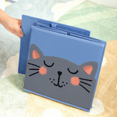 Pudełko tekstylne na zabawki - Pojemnik tekstylny dla dzieci 3 sztuki - SONGMICS RFB075P01