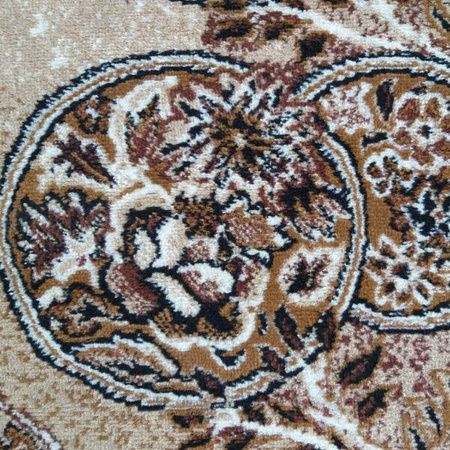 Dywan klasyczny w kwiaty brązowy BCF Alfa 09 – 300x400 cm