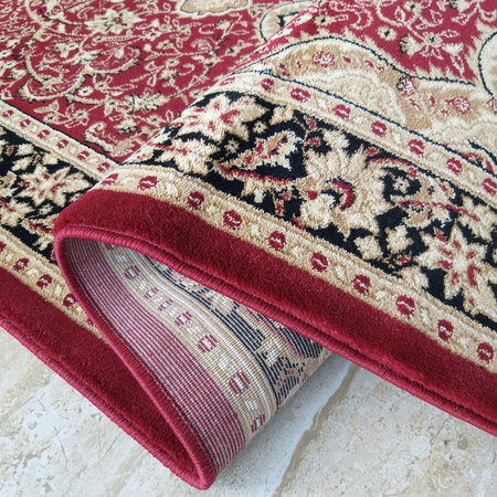 Chodnik dywanowy na wymiar ekskluzywny czerwony 80 cm Exclusive 03