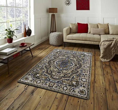 Dywan brązowy klasyczny królewski BCF Alfa 06 - 80x150 cm