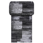 Chodnik dywanowy na metry Soho 13 nowoczesny czarno-szary szer. 100 cm