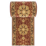 Chodnik dywanowy na wymiar ekskluzywny czerwony 60 cm Exclusive 03