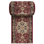 Czerwony chodnik na metry Exclusive 03 N z ornamentem – szer. 90 cm