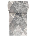 Nowoczesny szary chodnik na metry Vista 05 – geometryczny wzór, szer. 80 cm