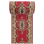Klasyczny chodnik dywanowy BCF Alfa 06 czerwony – cięty z metra, szer. 90 cm