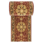 Chodnik dywanowy na wymiar ekskluzywny czerwony 80 cm Exclusive 03