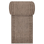 Chodnik sznurkowy na metry brązowy Zara 11 dwustronny, zewnętrzny szer. 100 cm