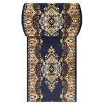 Chodnik dywanowy na metry niebieski klasyczny BCF Alfa 06 szer. 80 cm