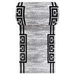 Chodnik dywanowy Soho 04 szary z ramą – nowoczesny chodnik na metry, szer. 100 cm