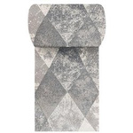 Nowoczesny szary chodnik na metry Vista 05 – geometryczny wzór, szer. 60 cm