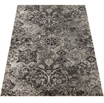 Dywan szary nowoczesny we wzory przecierany Panamero 08 - 80x150 cm