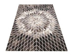 Dywan brązowy geometryczny nowoczesny Panamero 10 – 80x150 cm