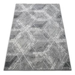 Dywan geometryczny wycinany ENIGMA 04 szary 80x150 cm