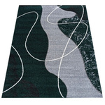 Dywan nowoczesny do salonu szary butelkowa zieleń OTTO 05 - 200x290 cm