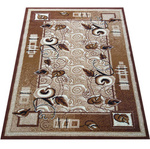 Dywan brązowy klasyczny do salonu BCF Alfa 11 - 150x210 cm