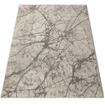 Beżowy dywan do salonu marmurowy nowoczesny Vista 07 - 120x170 cm